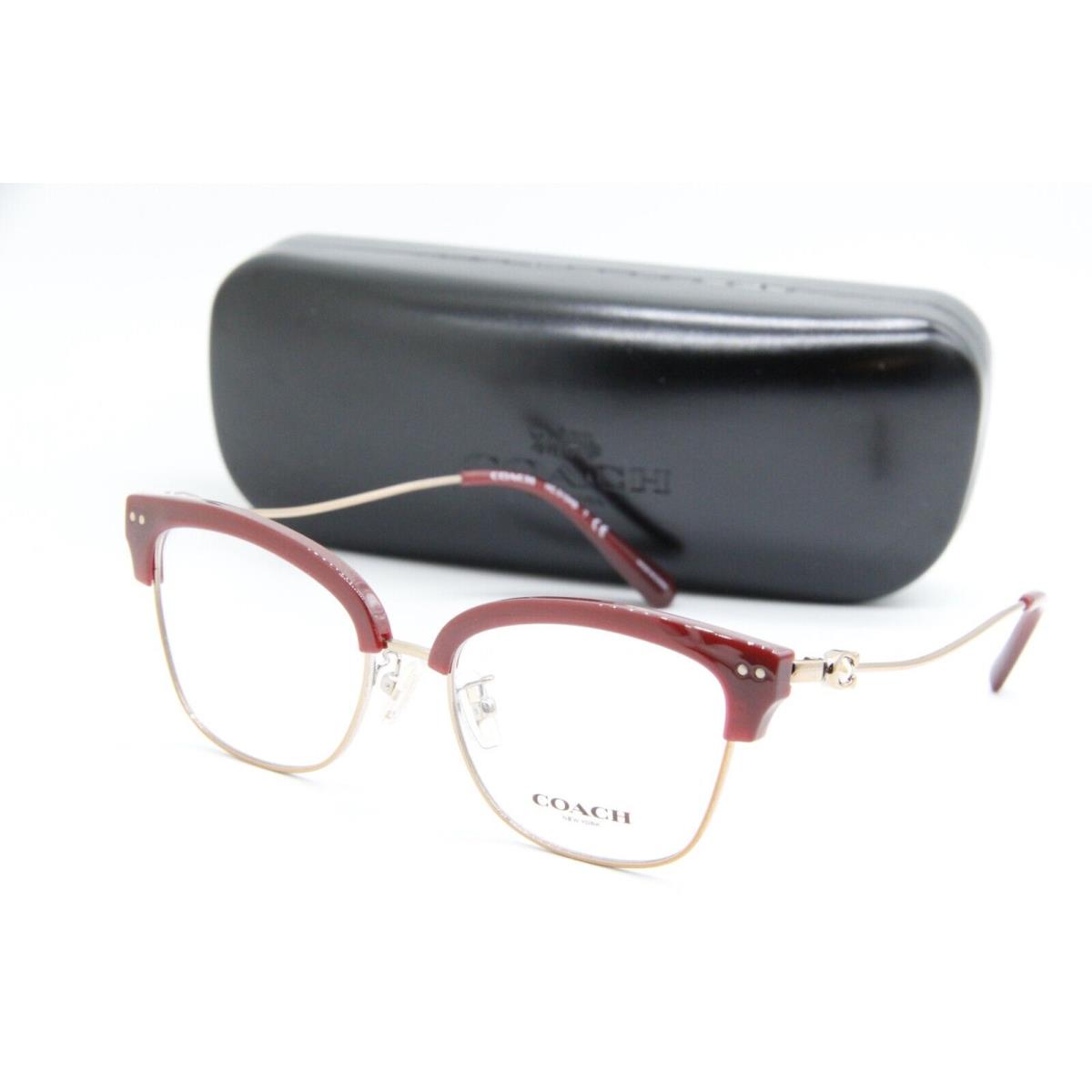 Coach HC 5104B 9331 Red Rose Gold Eyeglasses W/case 51-17