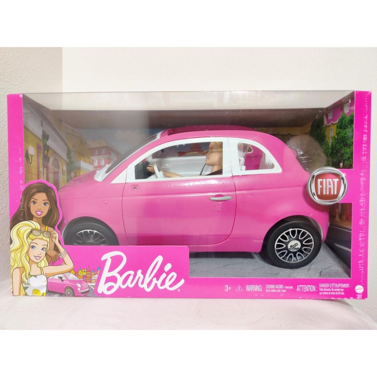 Barbie Fiat 500 Doll and Vehicle Car Toy