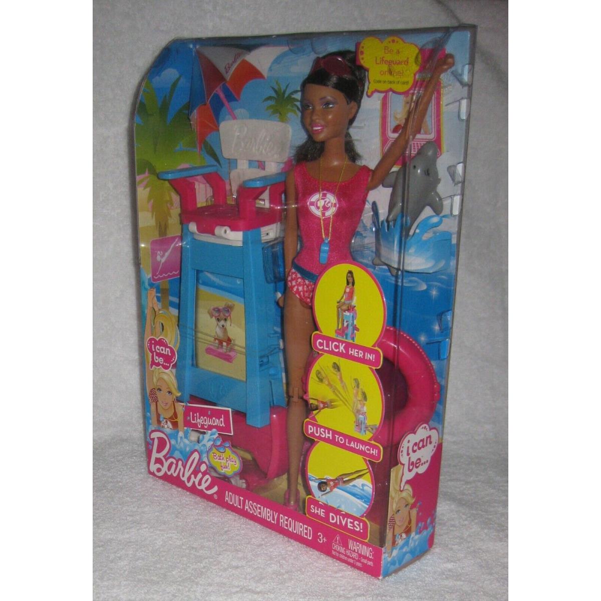 Barbie I Can BE Lifeguard Playset Brunette