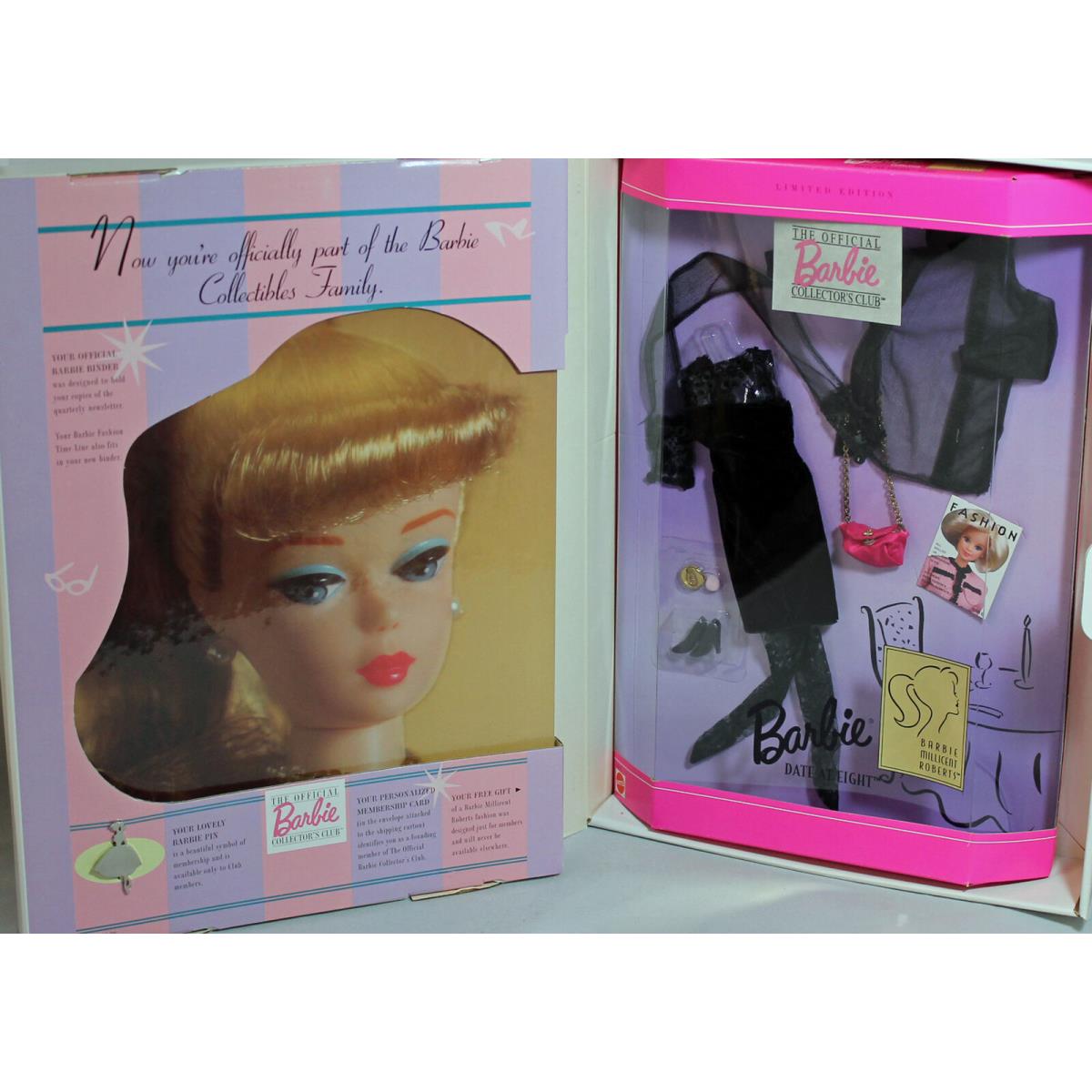 1996 Official Collector`s Club Welcome Kit Barbie Nrfb 17784 Mint Box