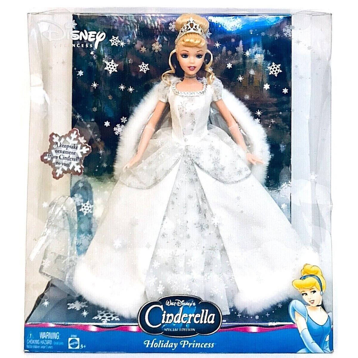 Mattel Walt Disney`s Holiday Princess Cinderella 2004 Special Edition 12 Doll