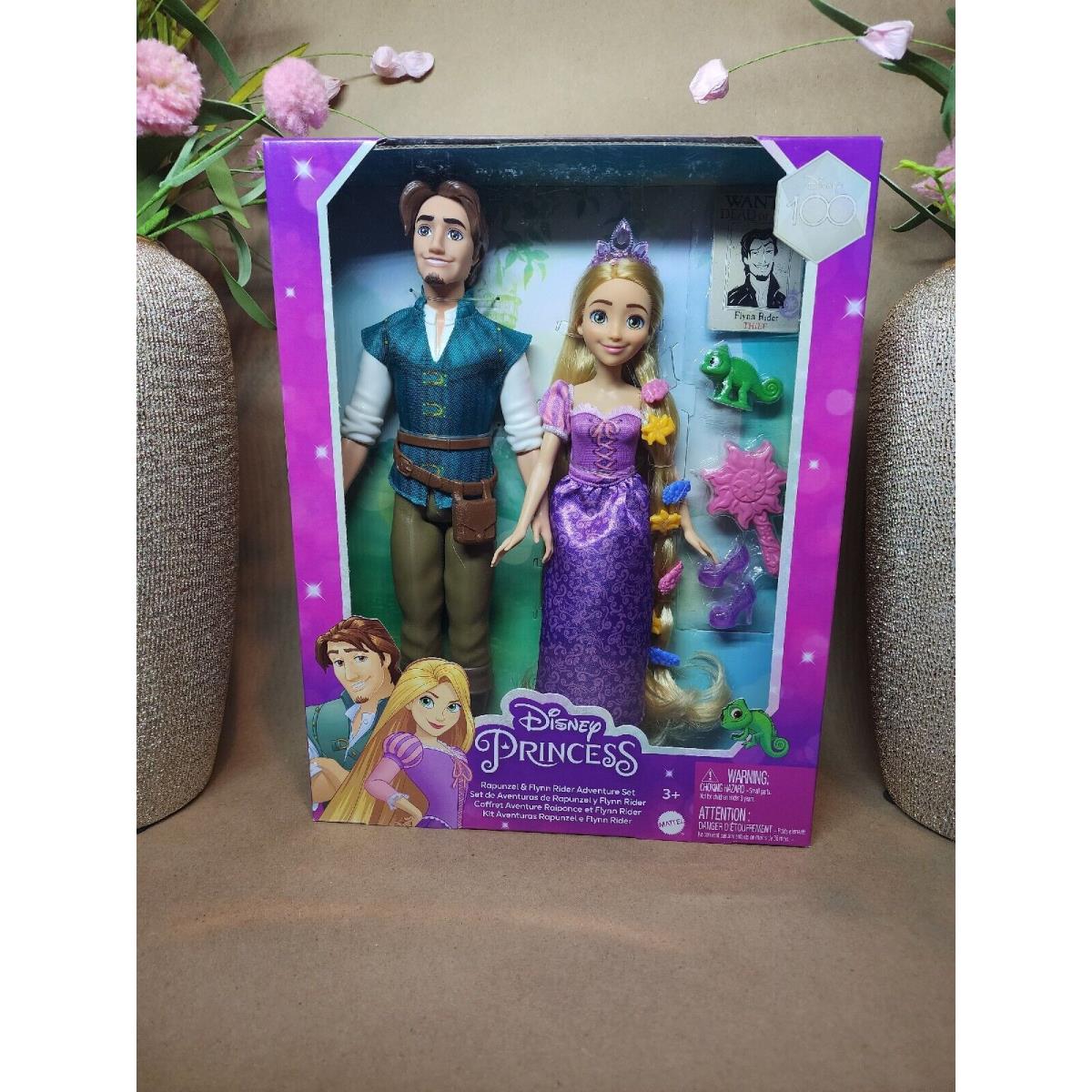 Disney Princess Toys Rapunzel and Flynn Rider Dolls and Accessories