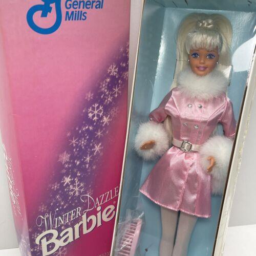 1997 Winter Dazzle Barbie Special Edition General Mills Doll 18456 Mattel