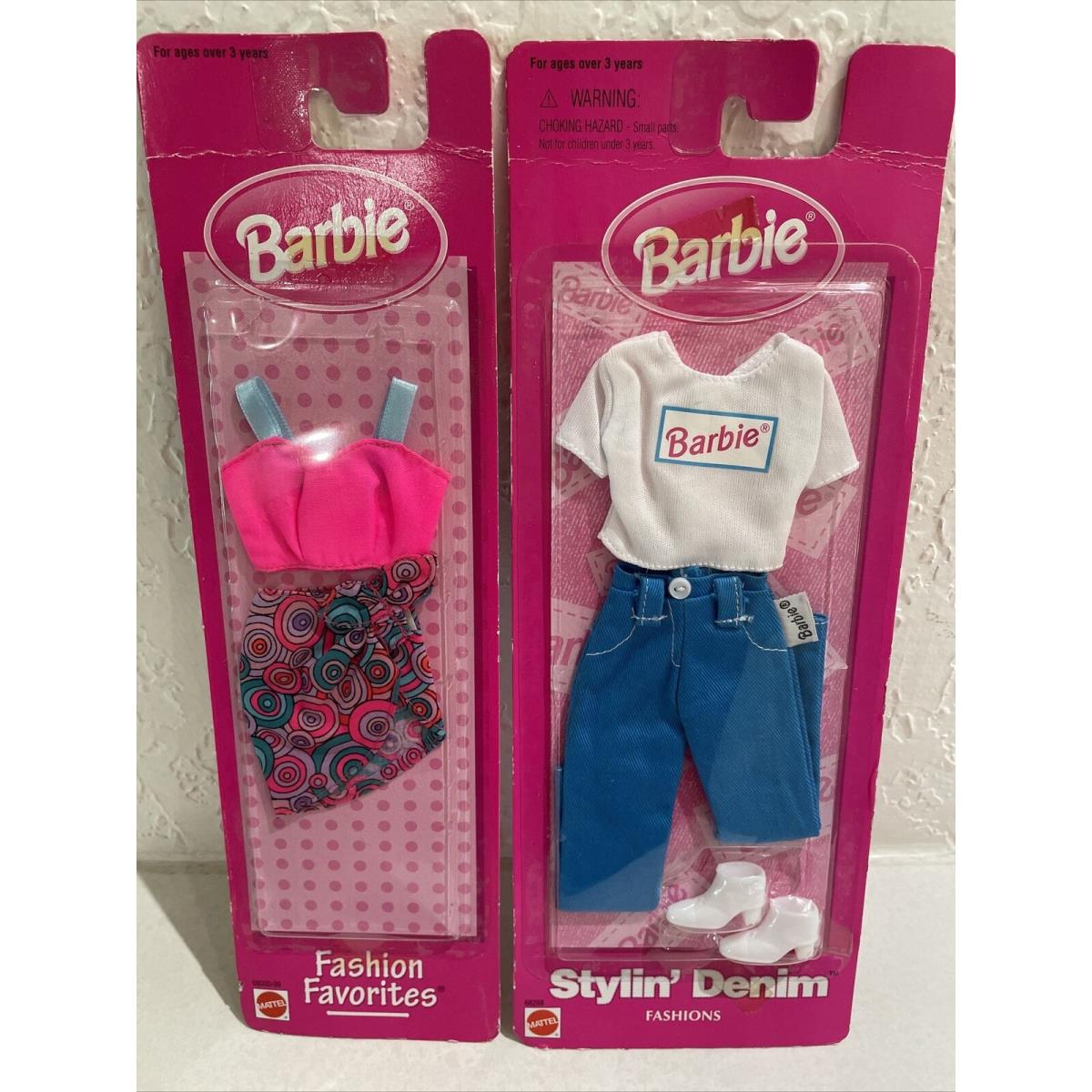 Mattel Barbie Stylin` Fashions 68288 and Fashion Favorites 68000-99