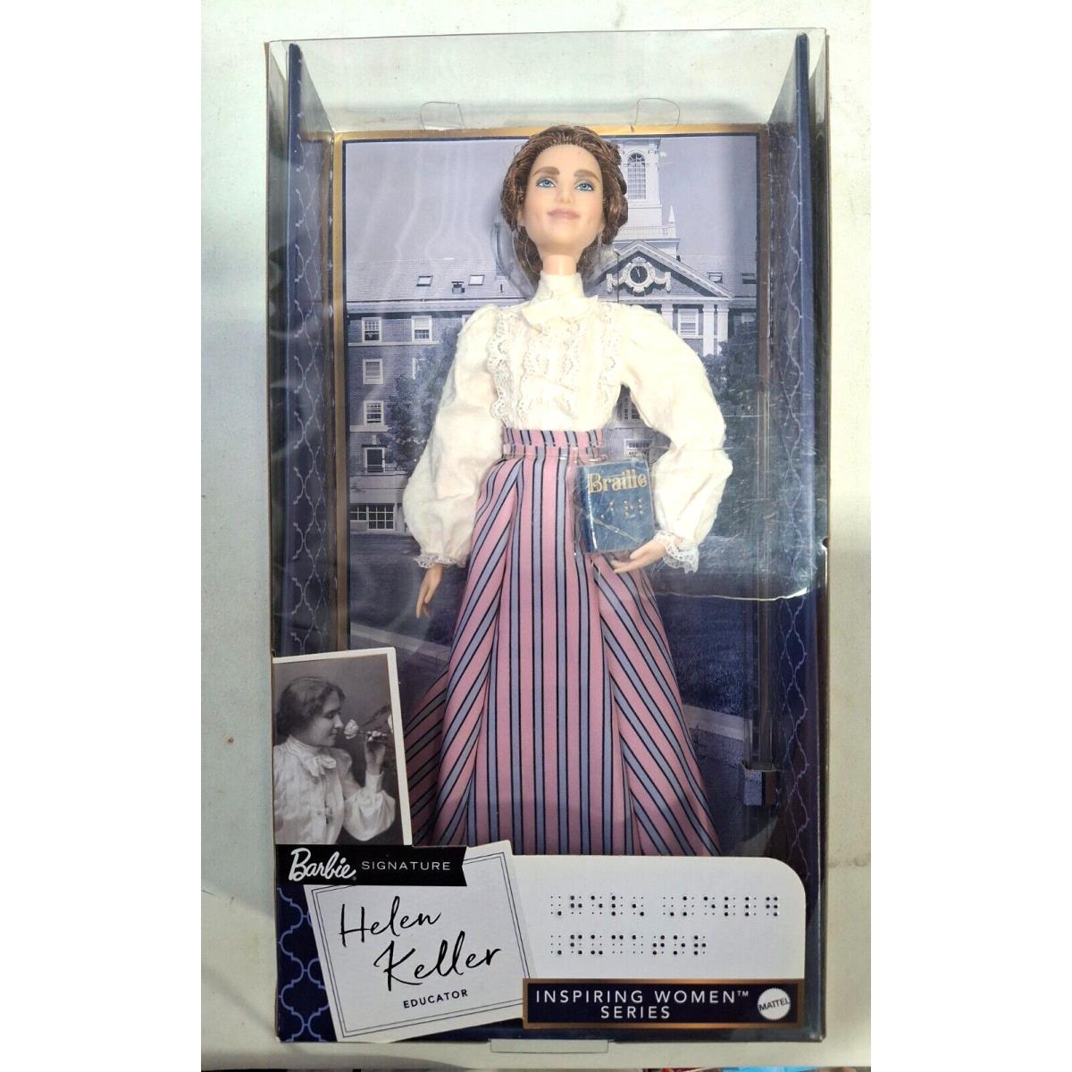 2020 Mattel Barbie Signature Inspiring Women Series Helen Keller Doll Boxed