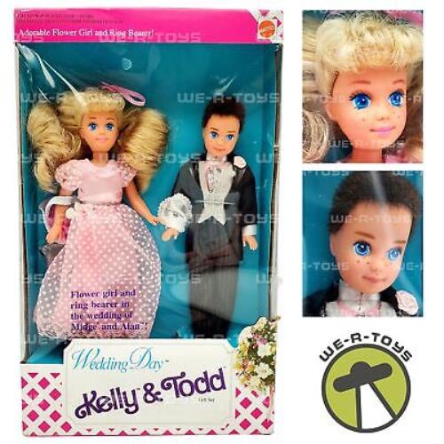 Wedding Day Kelly Todd Gift Set Barbie Dolls 1991 Mattel 2820 Nrfb