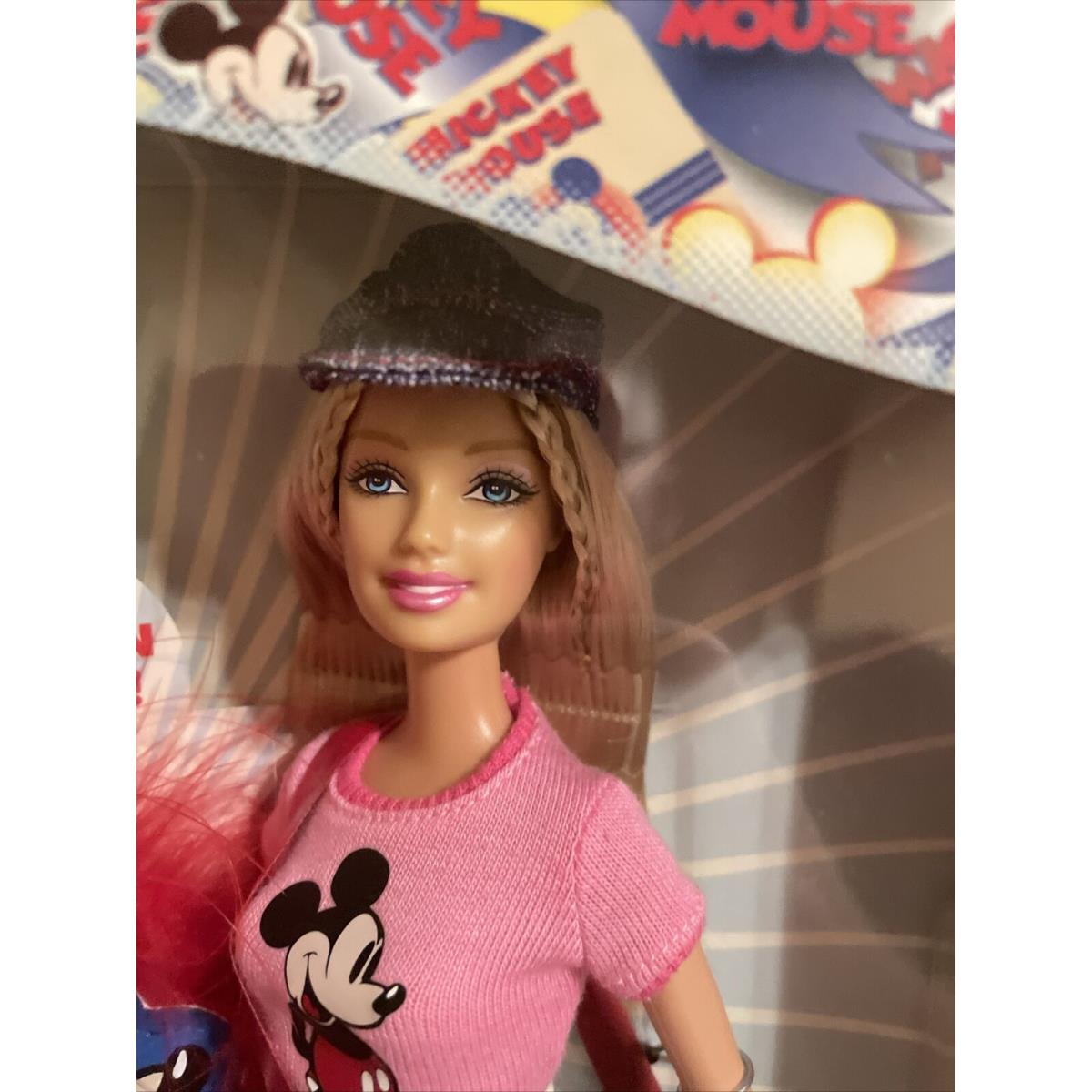 Barbie Loves Mickey Mouse Barbie Doll Pop Culture Collection 2004 Mattel H6468