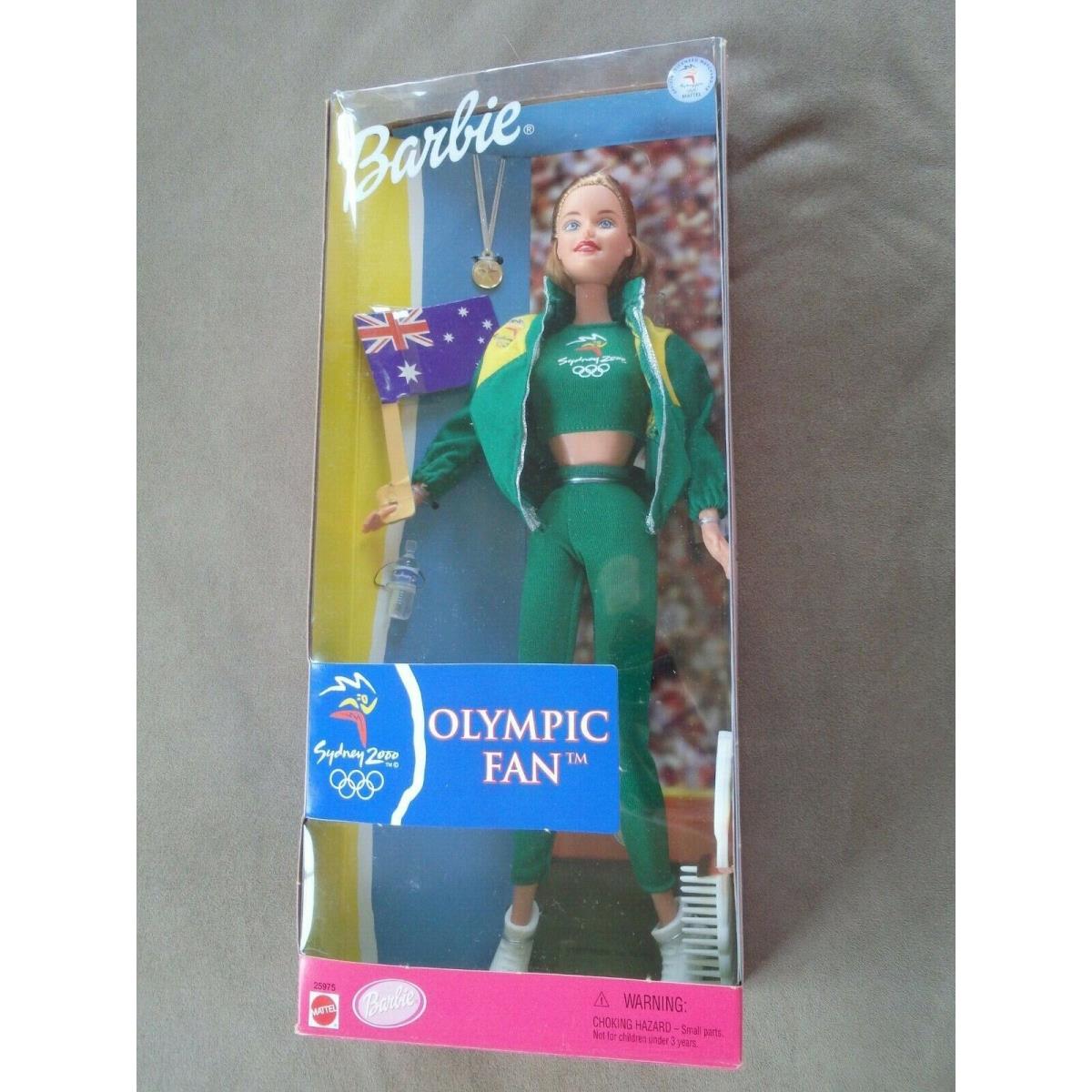 Mattel Barbie Sydney Olympic Fan Australia Special Edition Doll Autographed