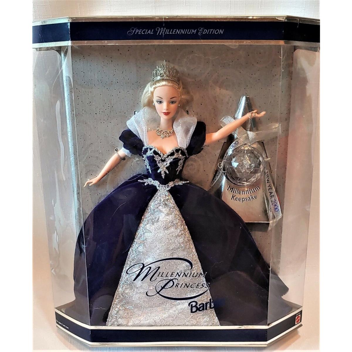 Millennium Princess Barbie 2000 with Hallmark Keepsake Crystal Ball