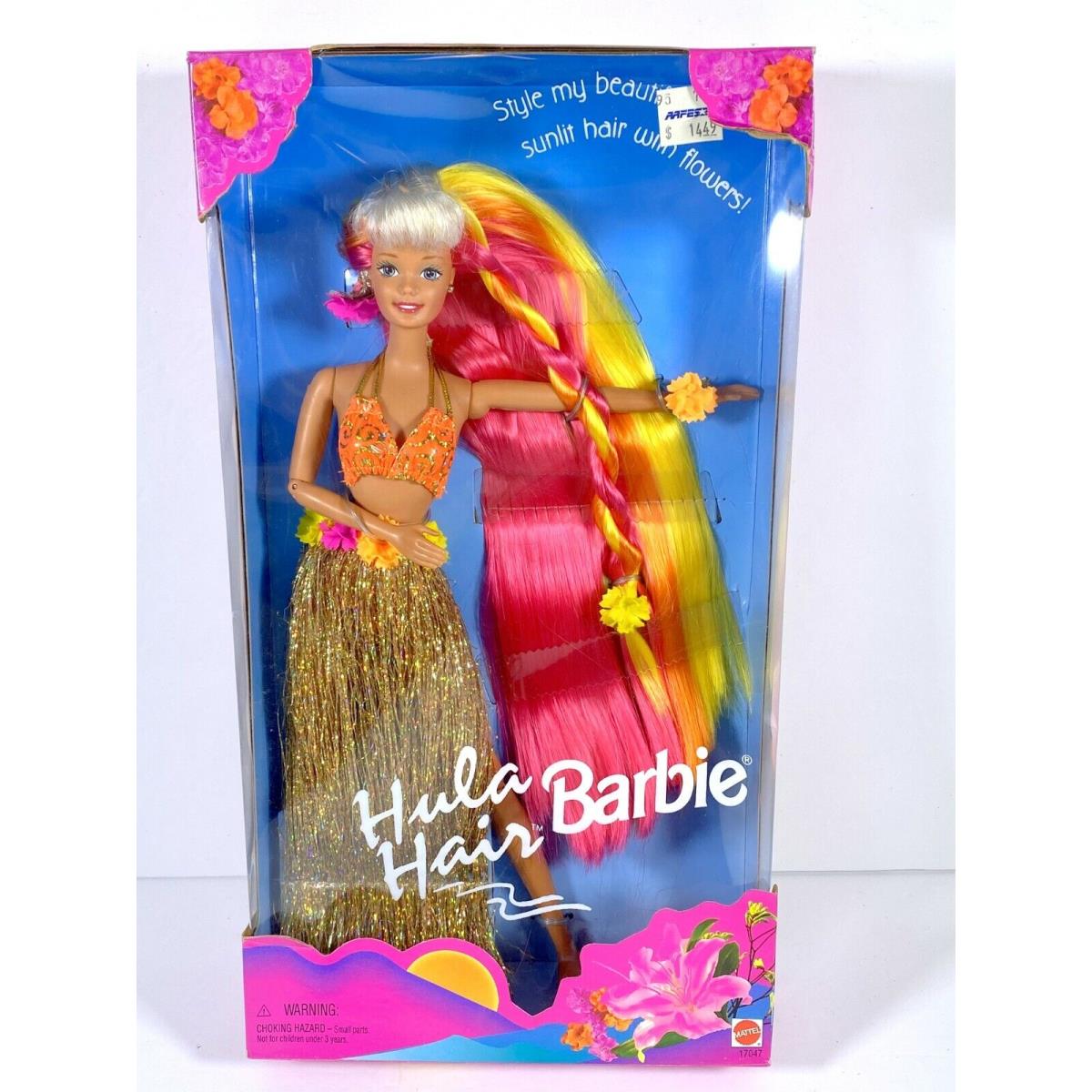 Barbie Doll 1996 Hula Hair 17047