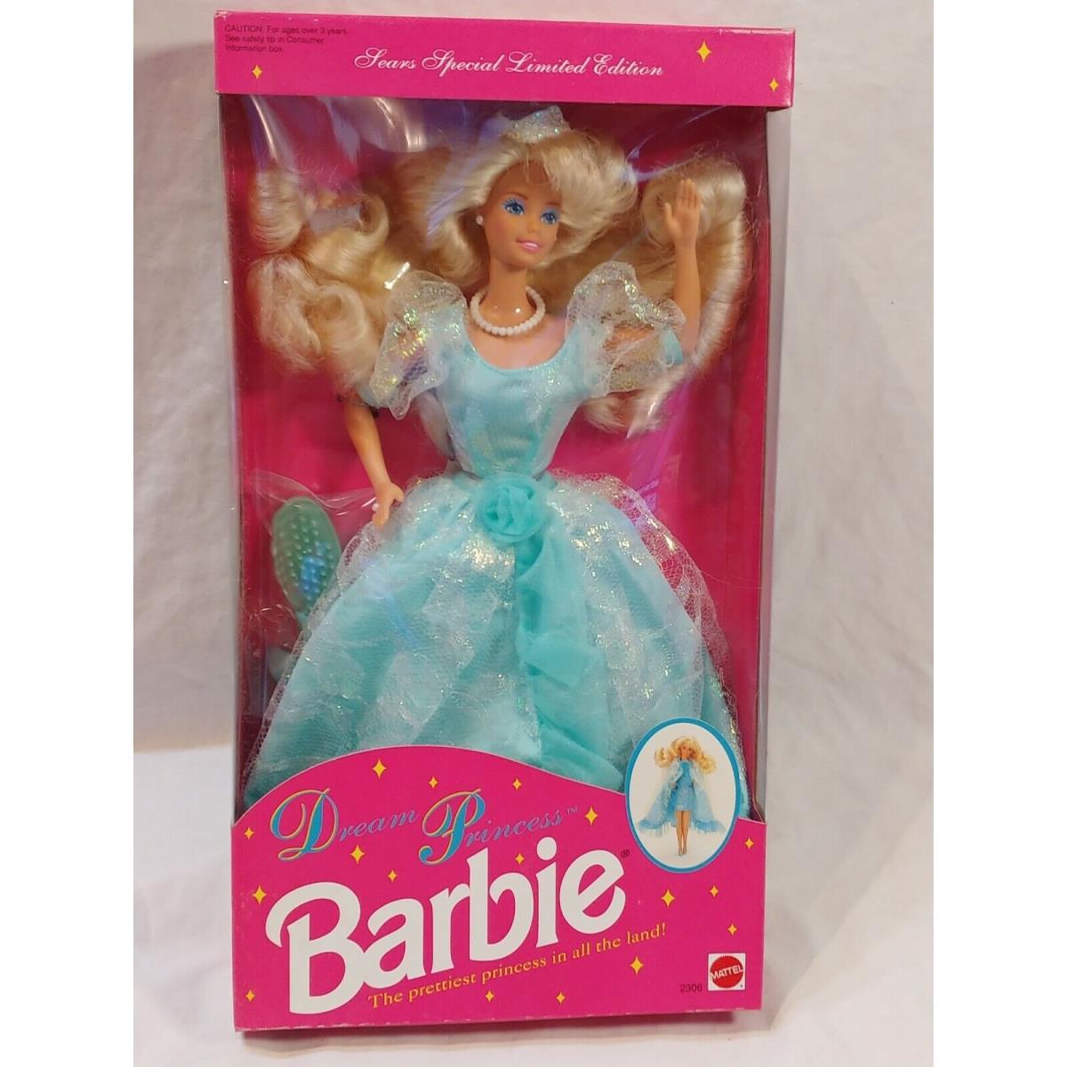 Vintage Mattel Dream Princess Barbie Sears Limited Edition 1992