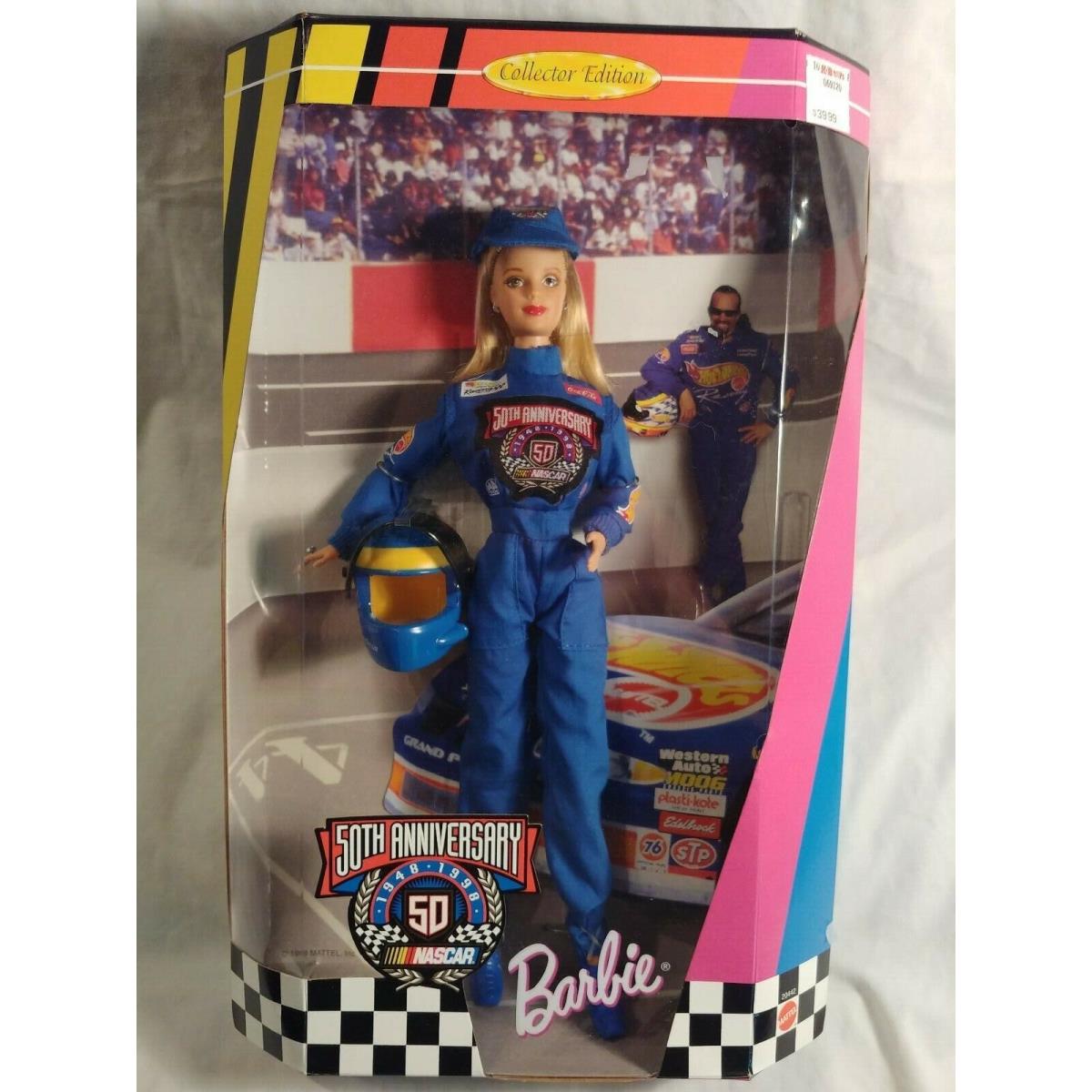 Mattel Nascar 50th Anniversary Barbie 1998