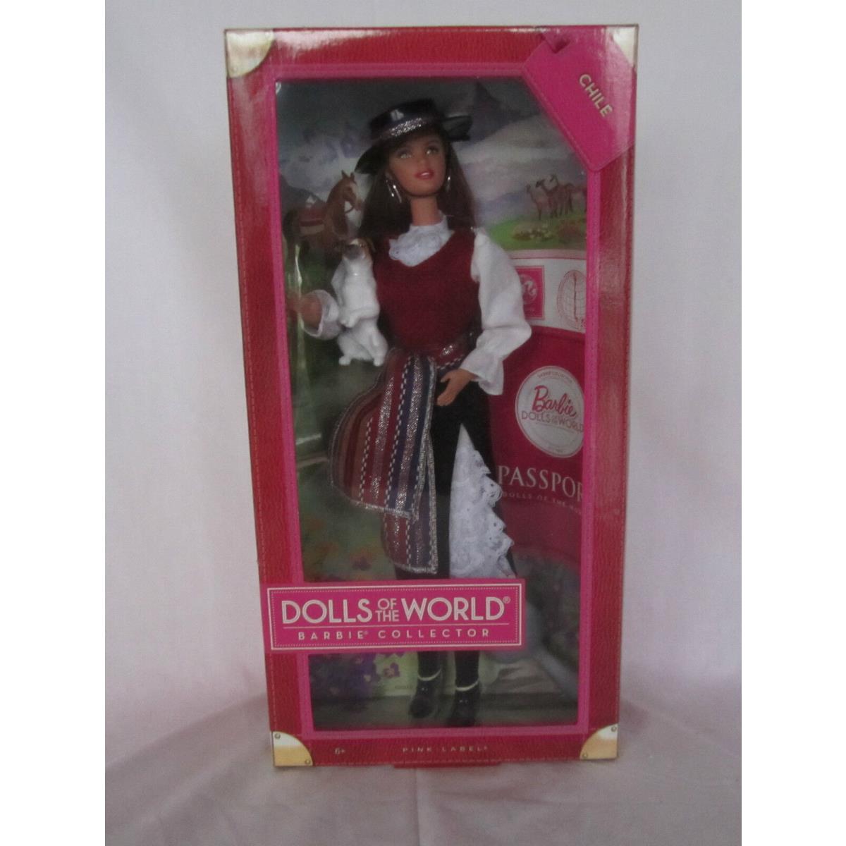 Barbie Dolls of The World Chile Dotw 2011 Nfrb Mint