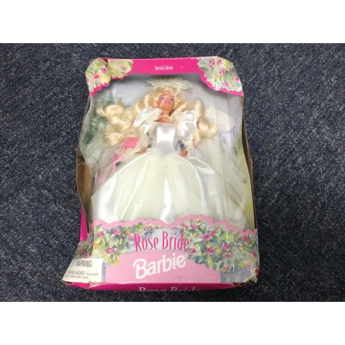 Vintage 1996 Mattel Rose Bride Barbie Special Edition 15987 Nos