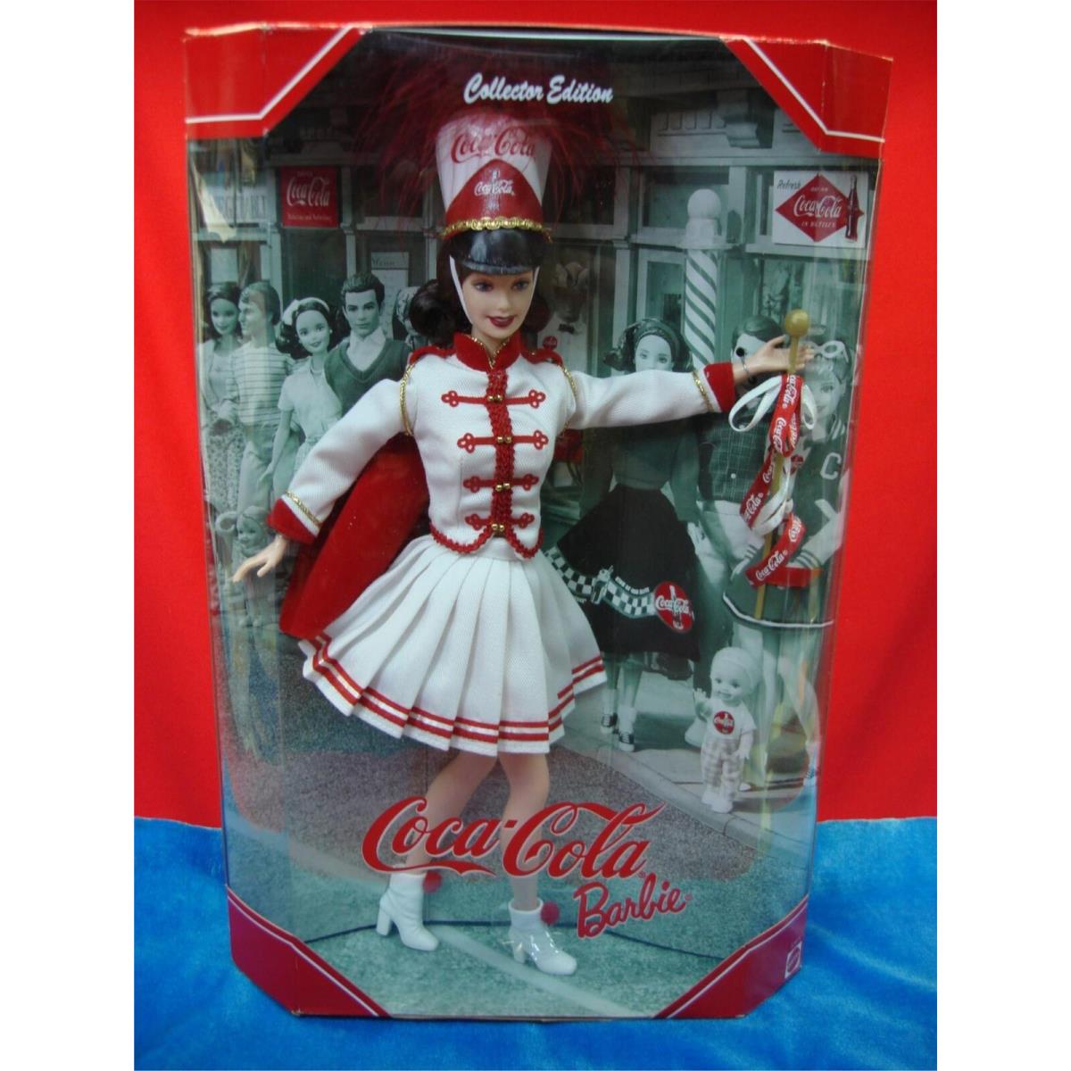 2001 Mattel Coca Cola Barbie IN Majorette Outfit - - Clean 53974