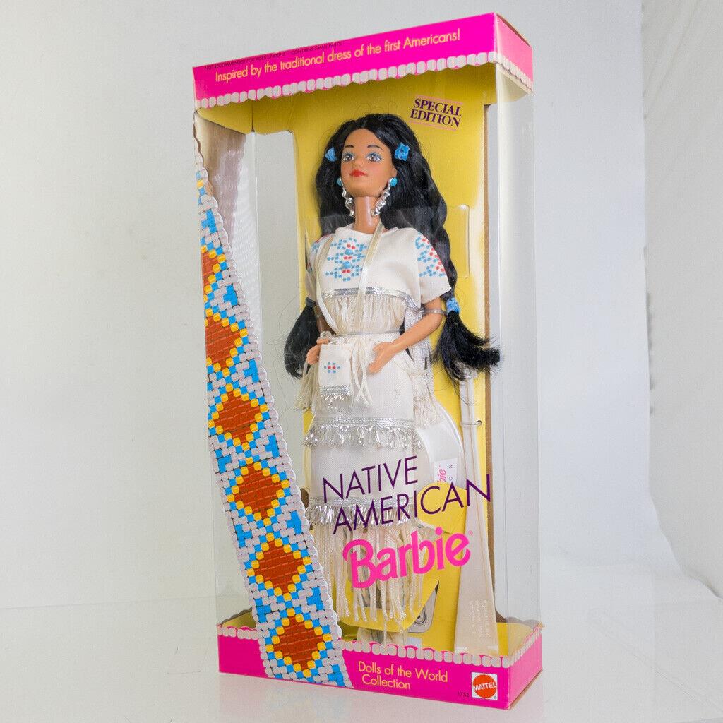 Mattel - Barbie Doll - 1992 Dolls of The World Native American NM