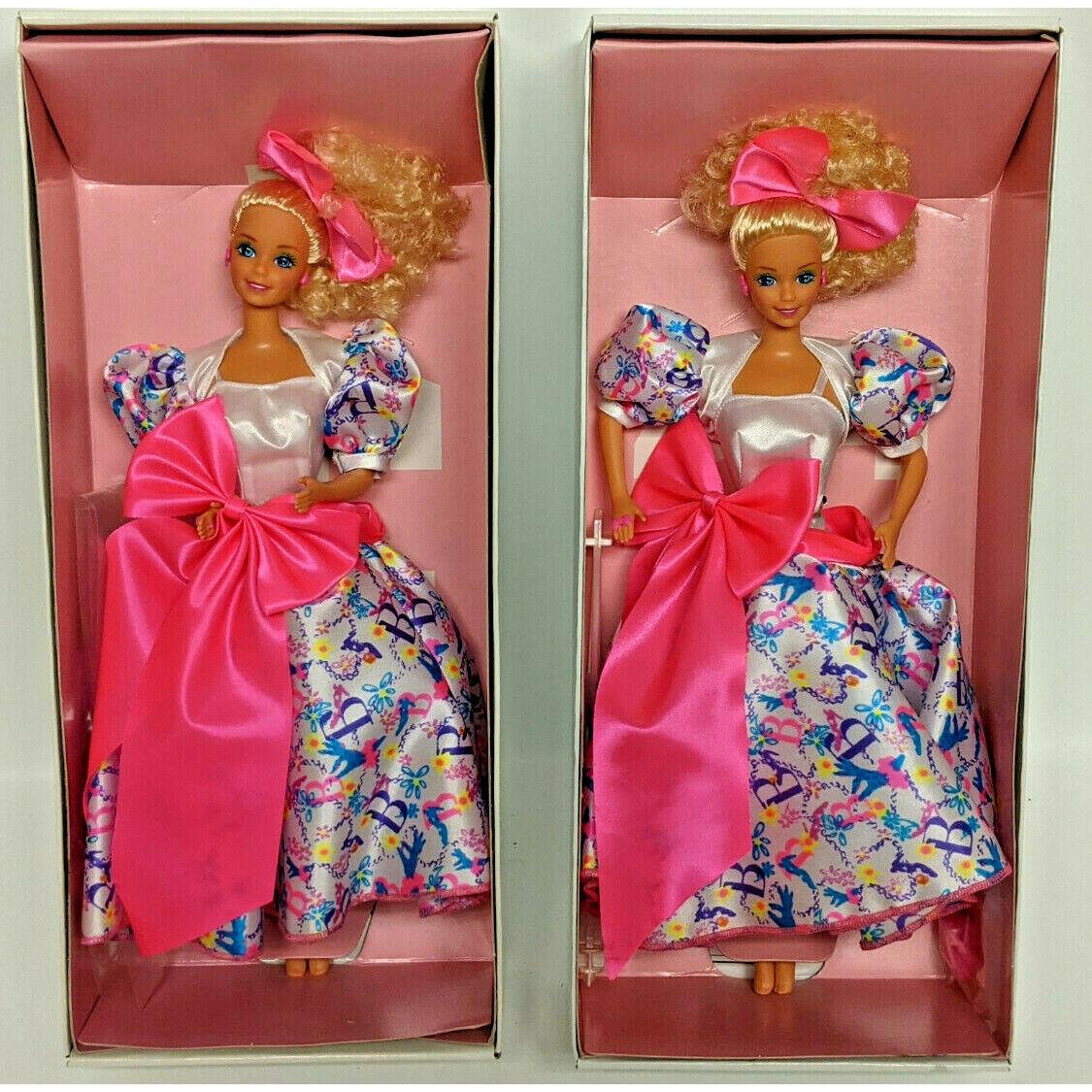 2 - Barbie Style Collector Dolls - 1990 Limited Edition - 1 Nrfb