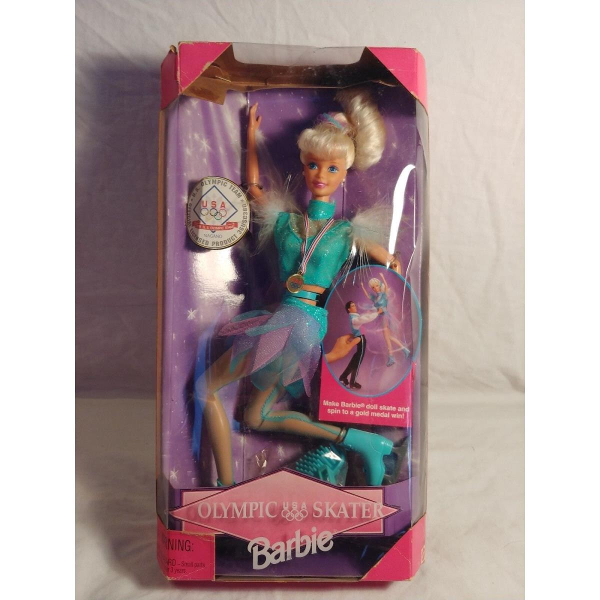 Olympic U.s.a. Skater Barbie 1997