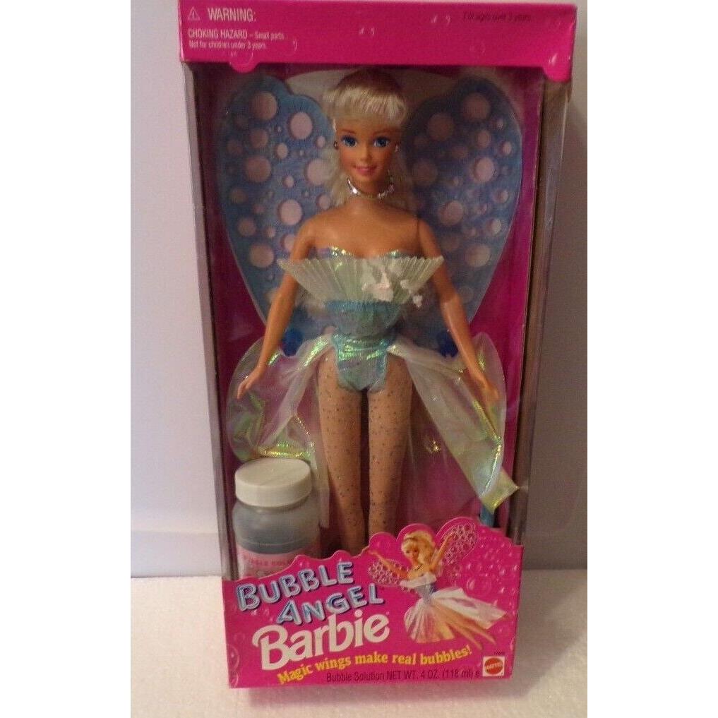 1994 12443 Mattel Bubble Angel Barbie Magic Wings Doll