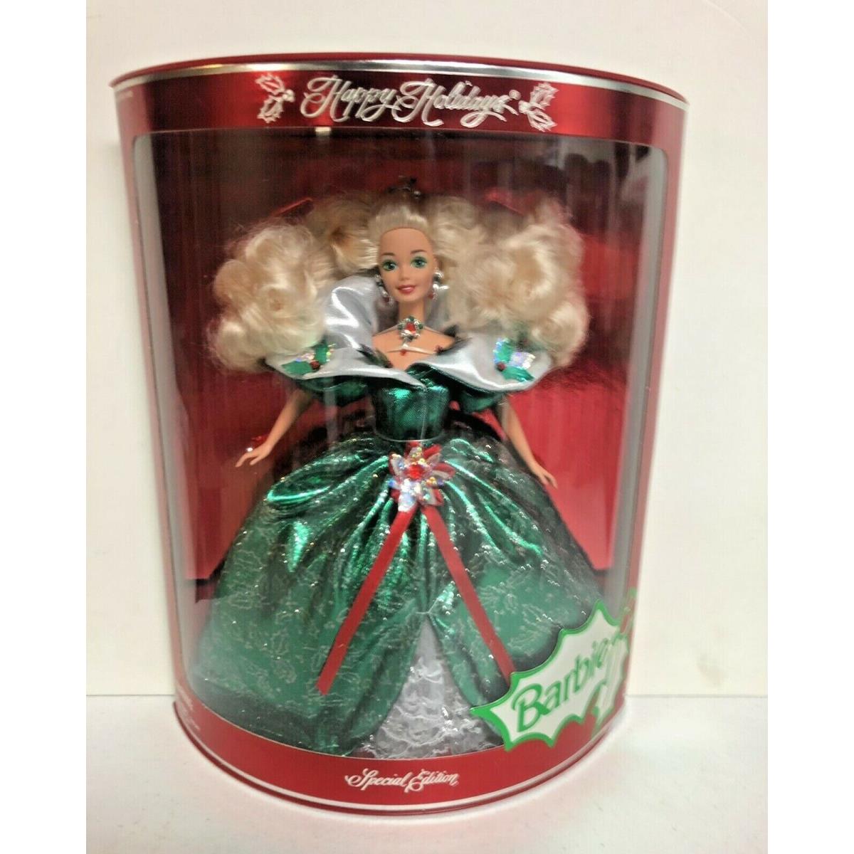 Mattel Happy Holidays Barbie Doll - Never Removed From Box 1995