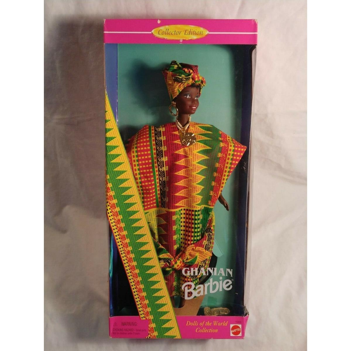 Mattel Dolls Of The World Ghanian Barbie 1996