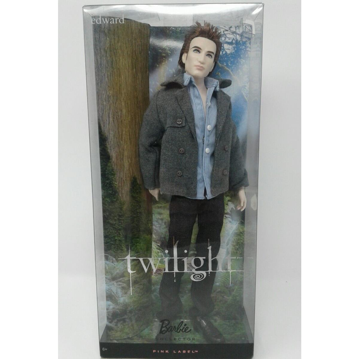 Pink Label Mattel Barbie Collector Doll Twilight Saga Movie Edward Vampires Boy