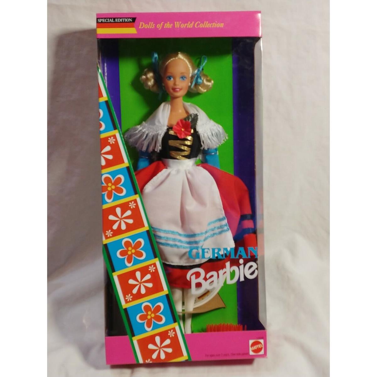 Vintage Mattel German Barbie Dolls Of The World Collection Special Edition 1994