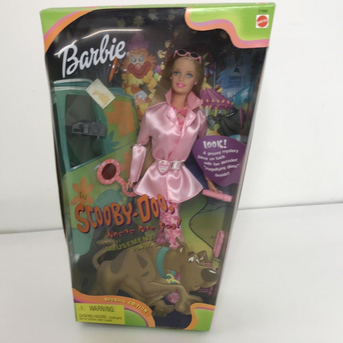 Barbie Doll 27966 Vintage Scooby Doo Great Amusement Park Caper Nos