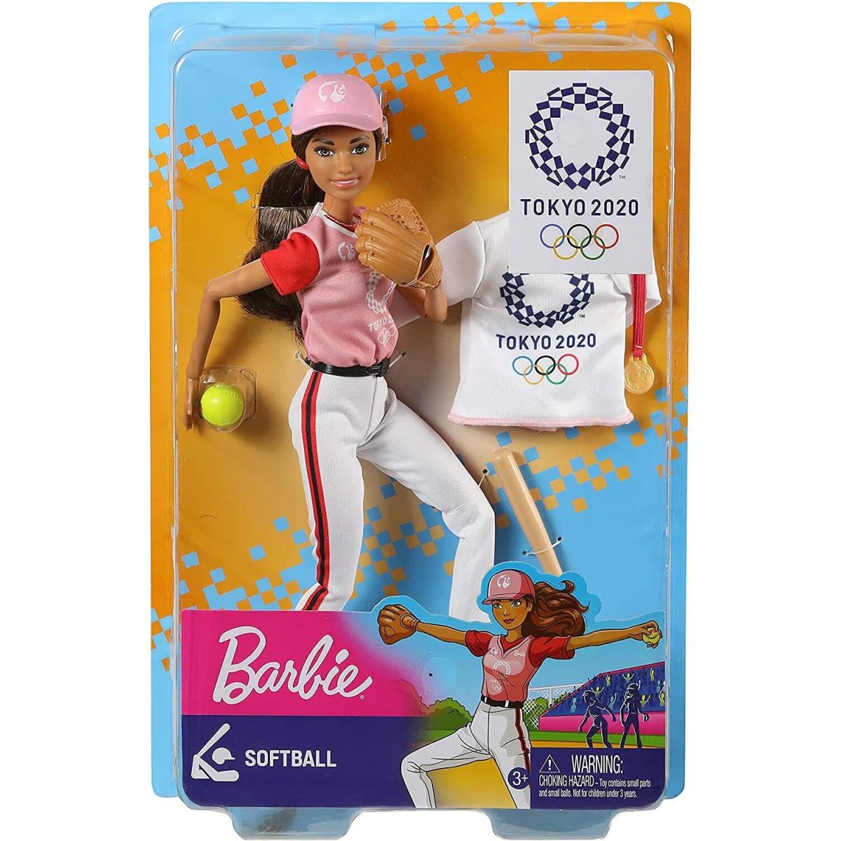 Barbie Olympic Games Tokyo 2020 Softball Doll