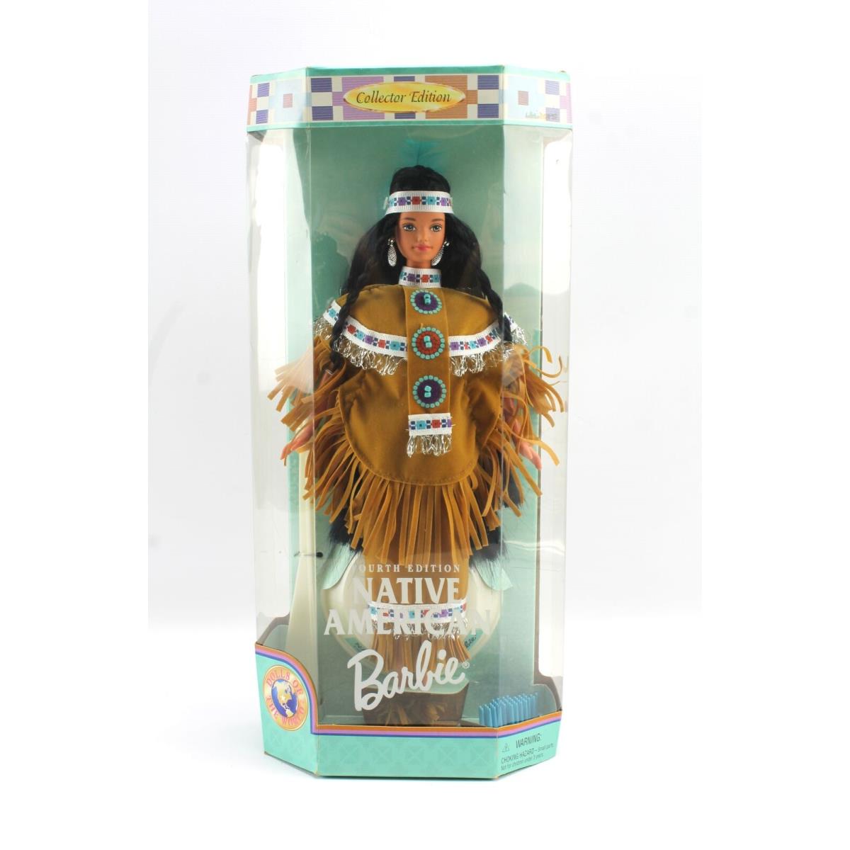 Barbie Native American 4th Ed Dolls of The World Dotw Doll 18558 1997