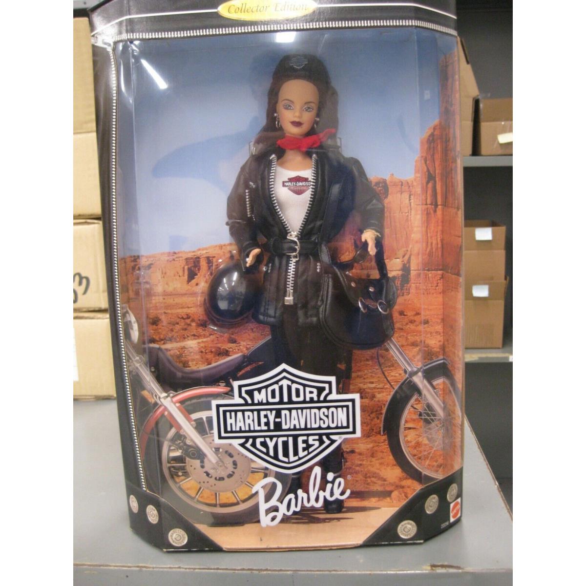 1998 Collector Edition Harley-davidson Barbie Doll Nrfb Mattel 22256