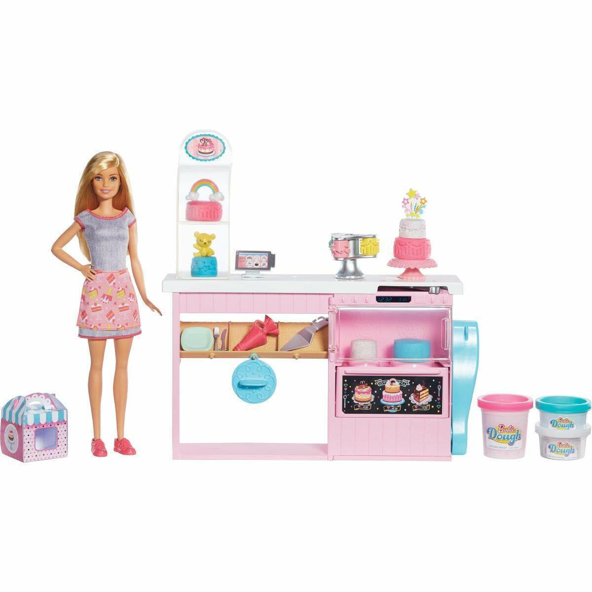 Barbie Cake Decorating Bakery Playset Mattel