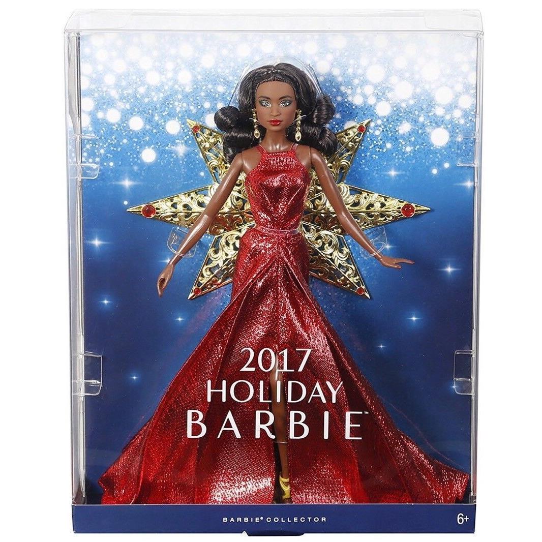 2017 Holiday Christmas Doll IN Stock Barbie Doll-- DYX40-- African American