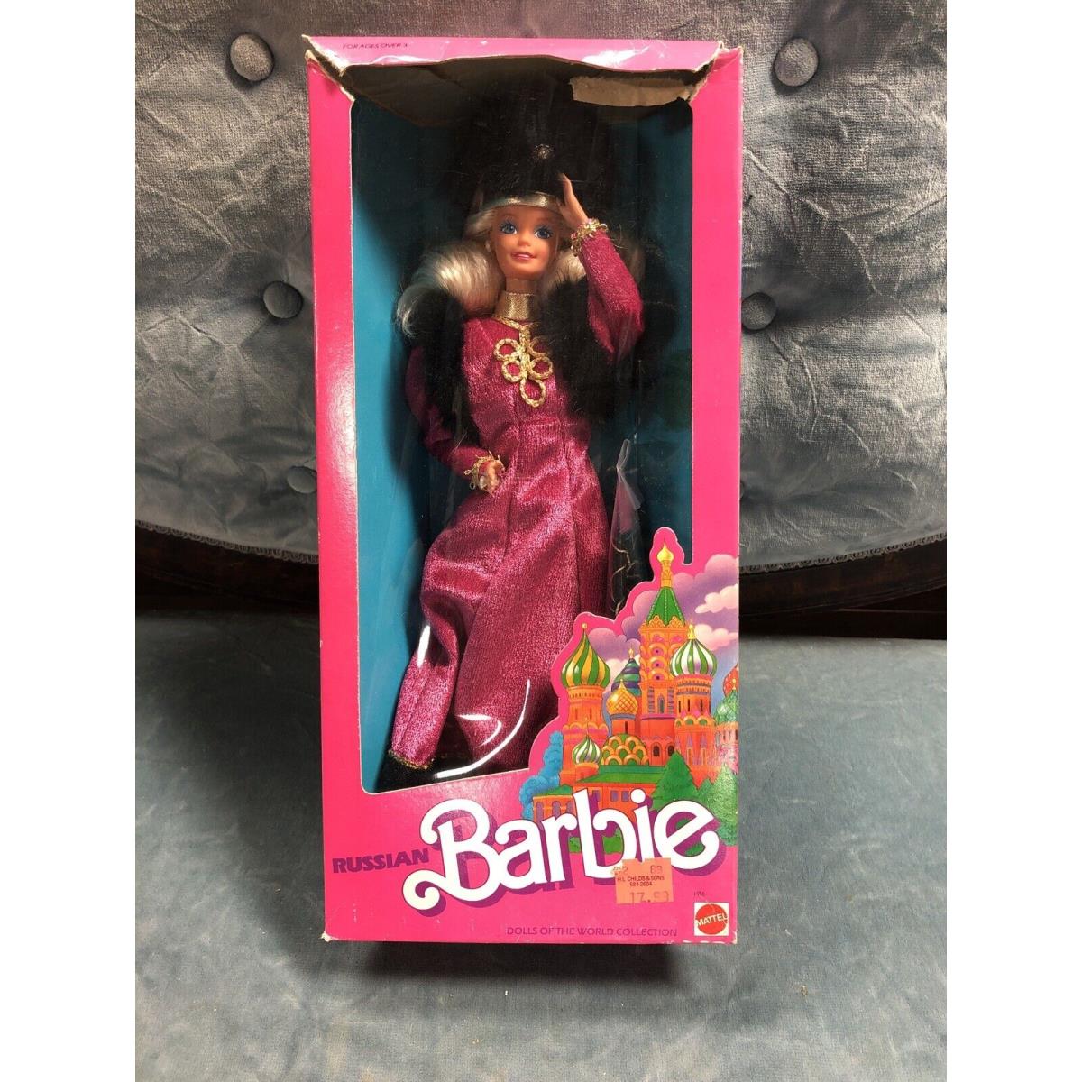 Russian Barbie Doll Collection 1916 1988 Mattel Inc. JW-26