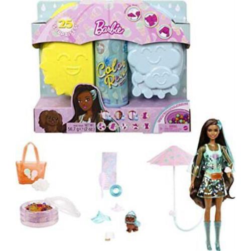Barbie Color Reveal Doll with 7 Surprises Color Change and Accessories Ice Cre