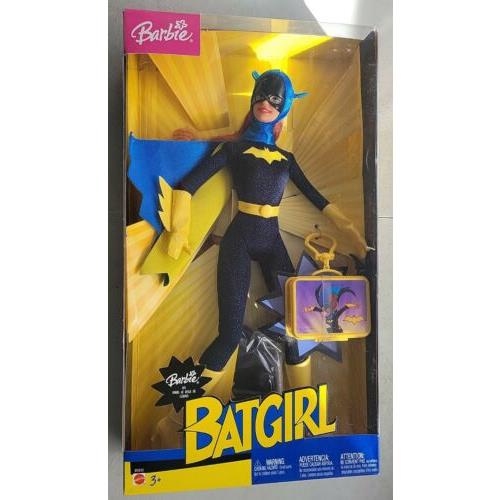 Mattel 2003 Barbie DC Comics Batgirl Lunchbox Keychain Doll C41