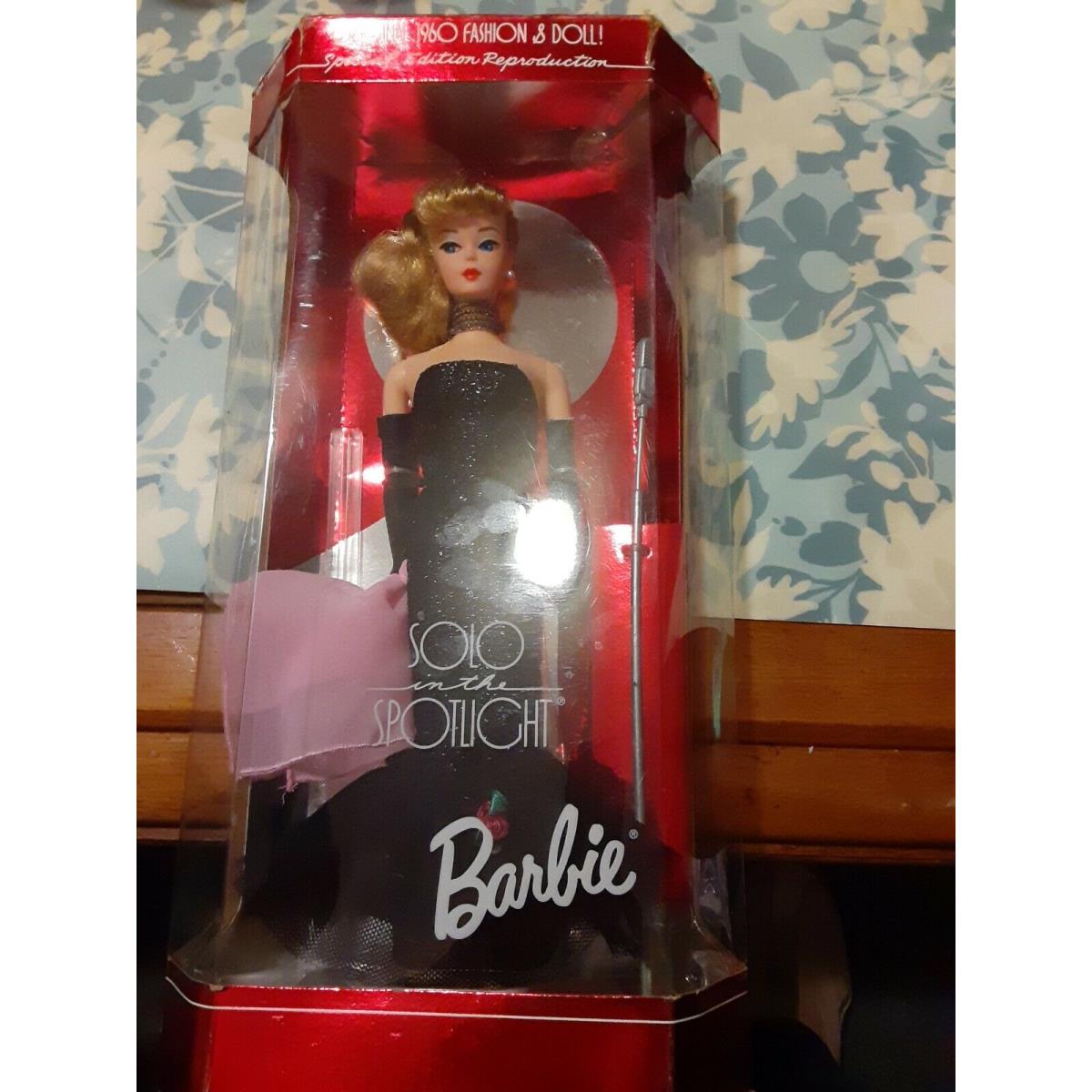 Solo IN The Spotlight 1994 Barbie Doll Special Edition Reproduction 1960 Doll