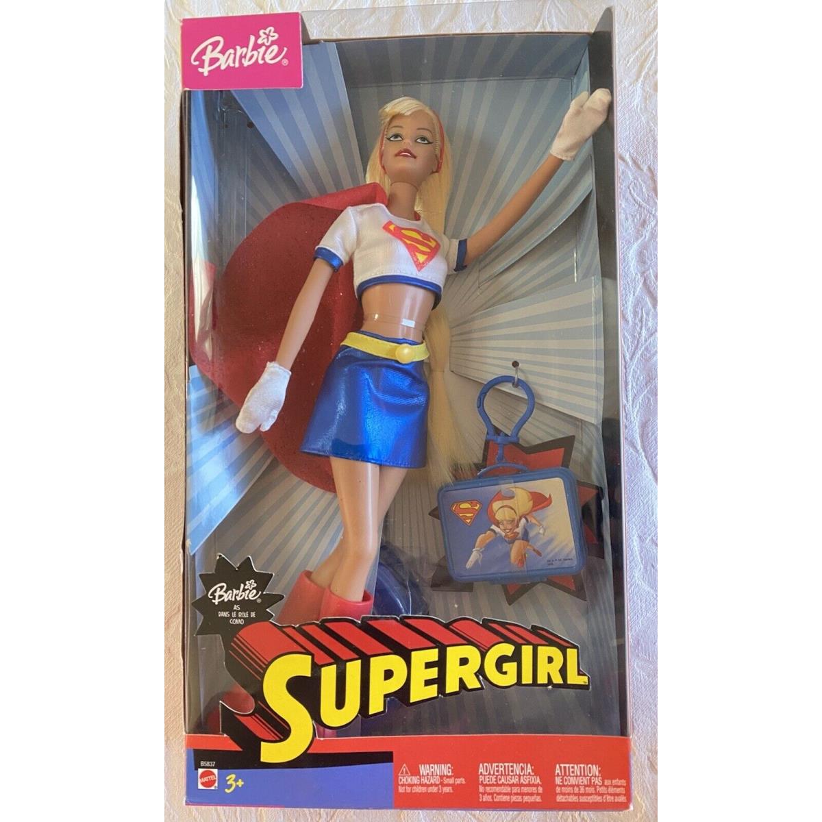 Supergirl Barbie Doll Mattel in Box