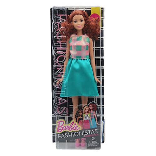 2015 Fashionistas 29 Terrific Teal Tall Barbie Nrfb DMF31 Mint Box