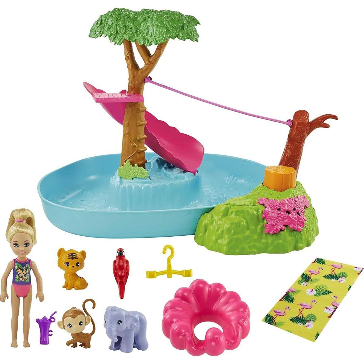 Barbie and Chelsea GTM85 The Lost Birthday Splashtastic Pool Surprise