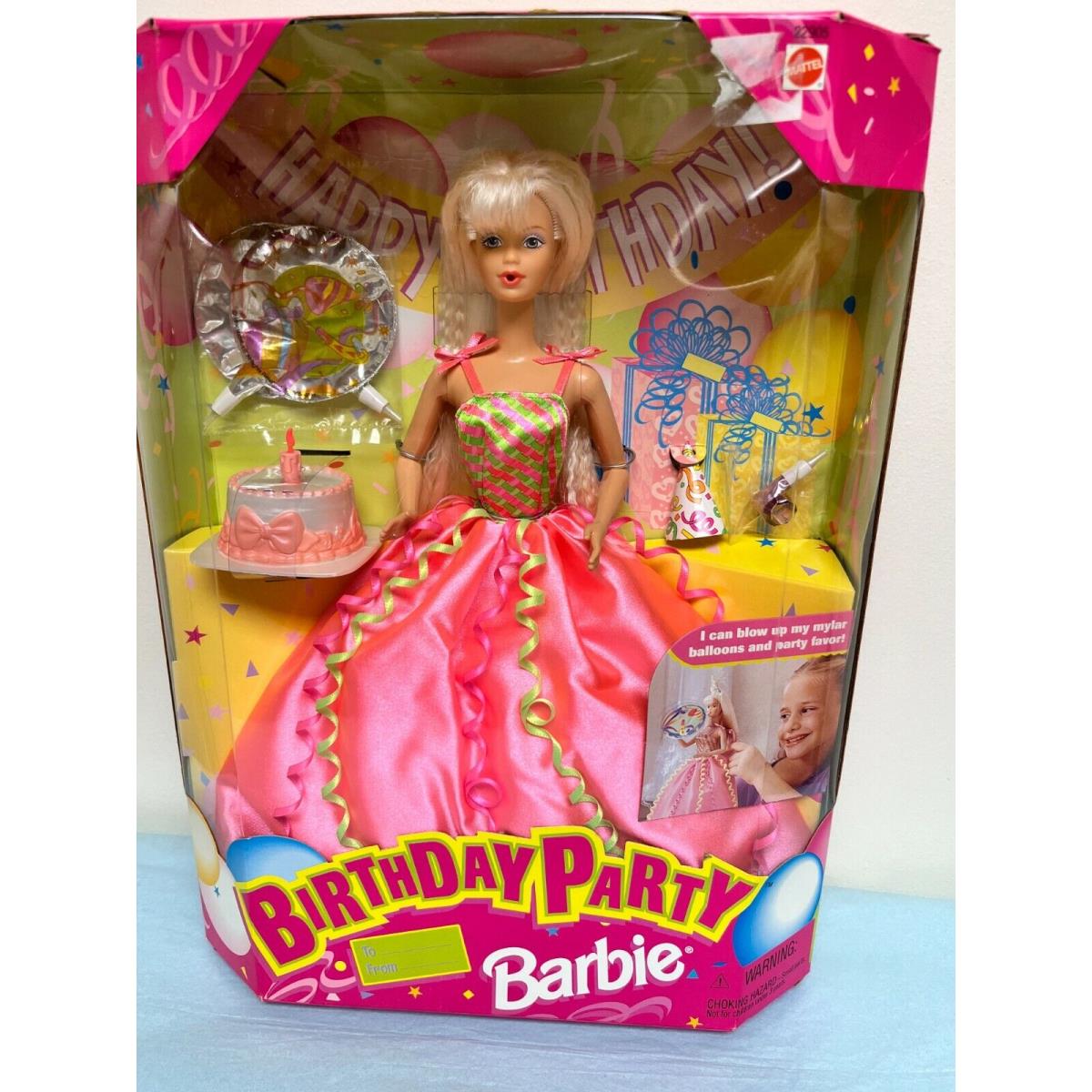 Vintage 1998 Barbie Doll Birthday Party Mint