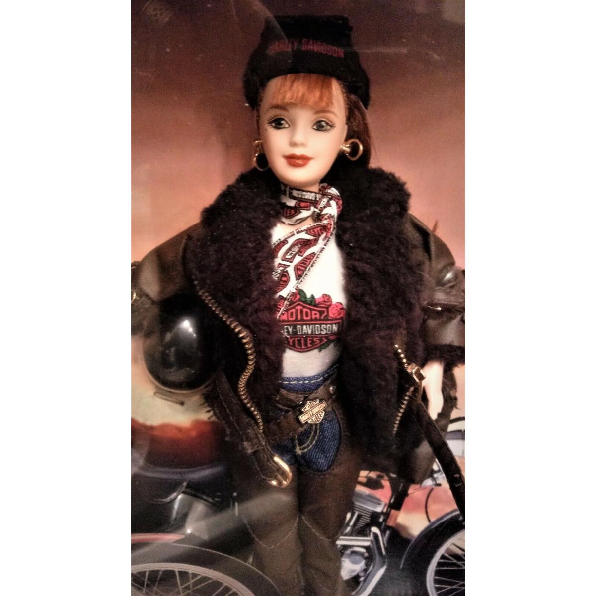 Barbie Harley Davidson Motorcycles Collector Edition Red Head