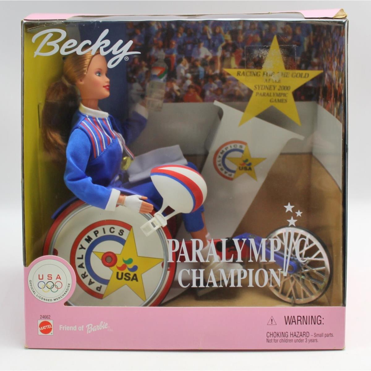 Barbie Friends of Barbie Paralympic Champion Becky Racing For The Gold