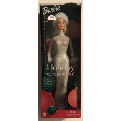 2001 Holiday Excitement Collector Edition - Barbie - - Nrfb 3029