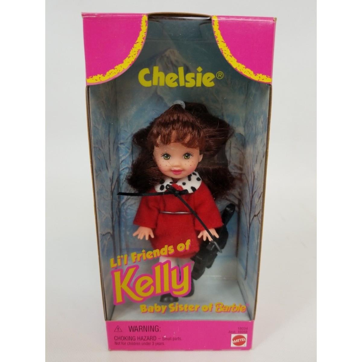 Baby Sister of Barbie Li`l Friends of Kelly Chelsie 18034 1997 Nrfb Rare