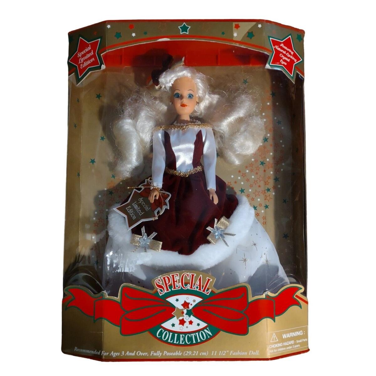 Barbie Special Limited Edition Collection Christmas Doll Crystal Eyes