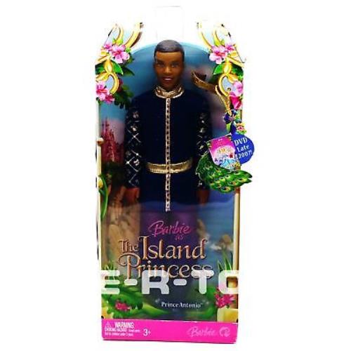 Barbie as The Island Princess Prince Antonio Doll Mattel 2007 No. K8108