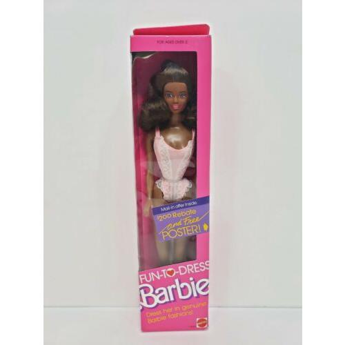Vintage 1988 Mattel Fun-to-dress Barbie 1373