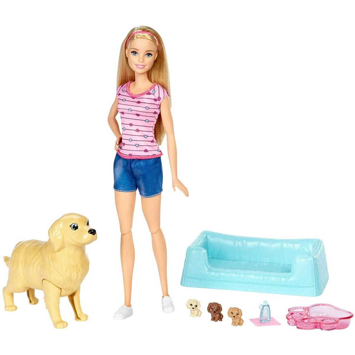 Mattel Barbie Newborn Pups Doll Pets