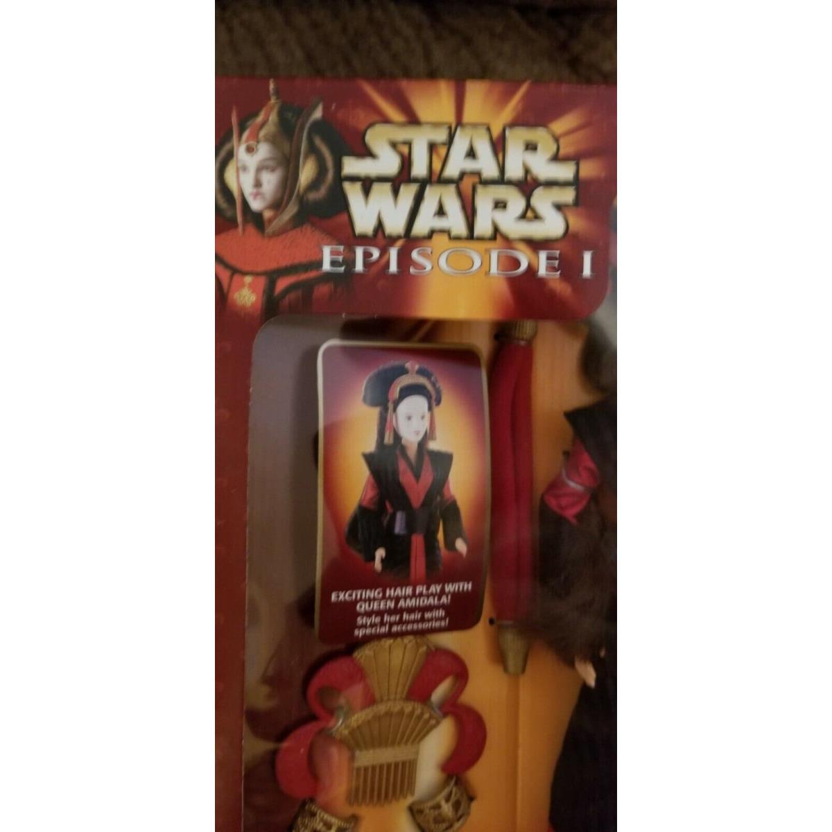 Star Wars Episode 1 Ultimate Hair Queen Amidala Collection 1998